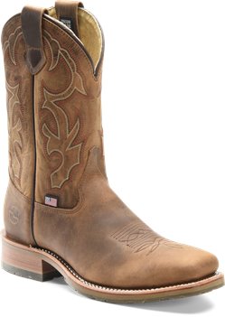 Old Town Folklore Double H Boot Mens 11 Inch Domestic Steel Toe Wide Square Roper